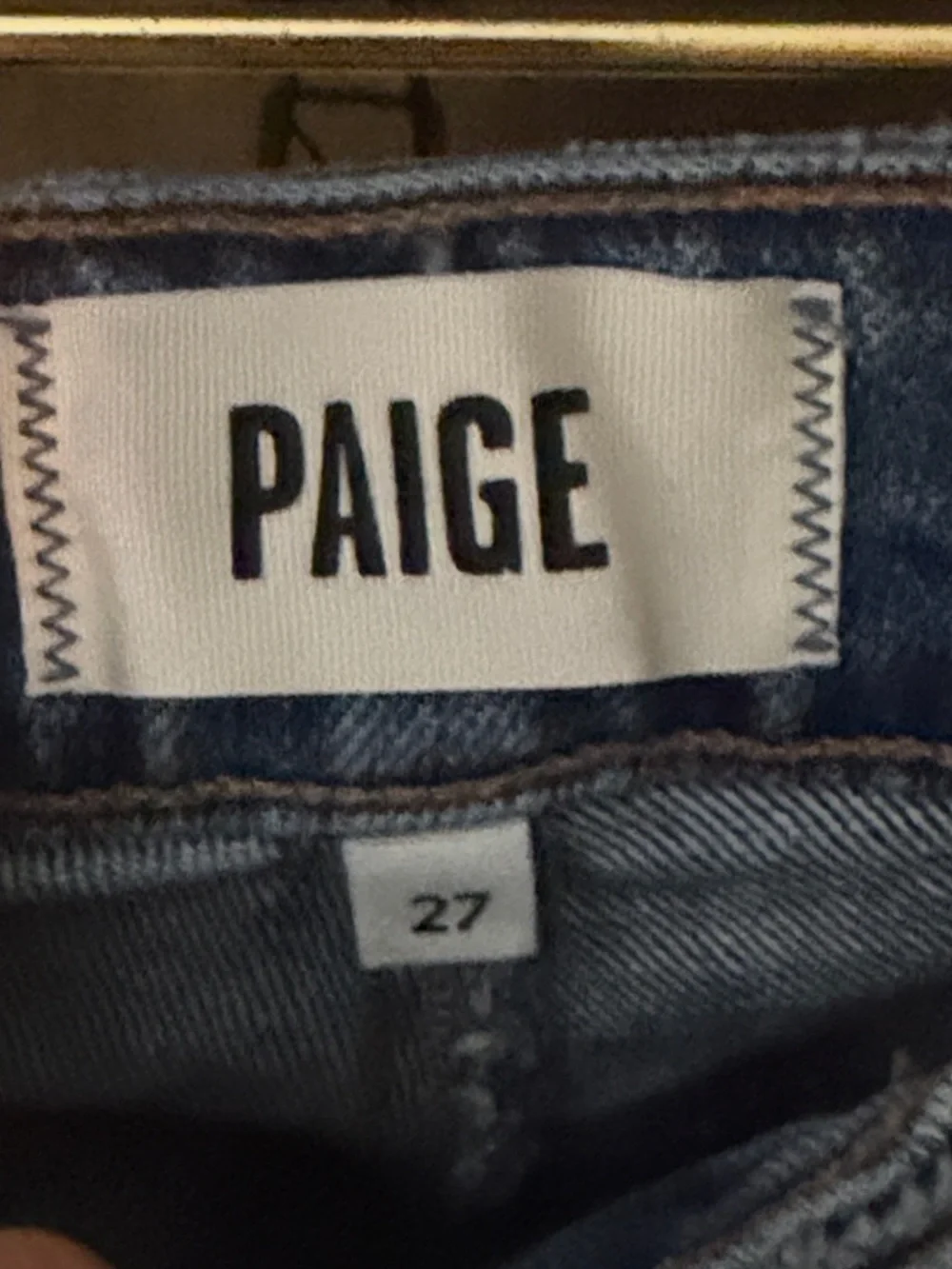 PAIGE Straight-Leg Jeans in Light Blue Denim - Picture 3 of 4